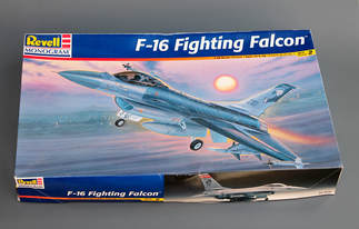 Box of Revell F-16 Model Kit